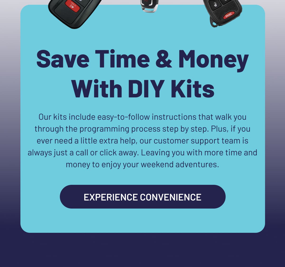 Save Time & Money With DIY Kits